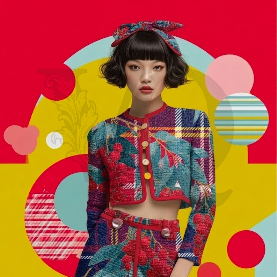 Nanten_tartan-Taisho Pop Deco Collection