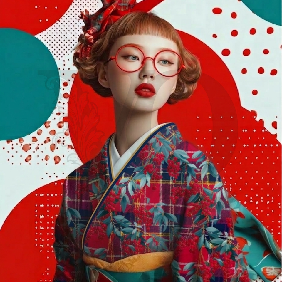Nanten_tartan-Taisho Pop Deco Collection