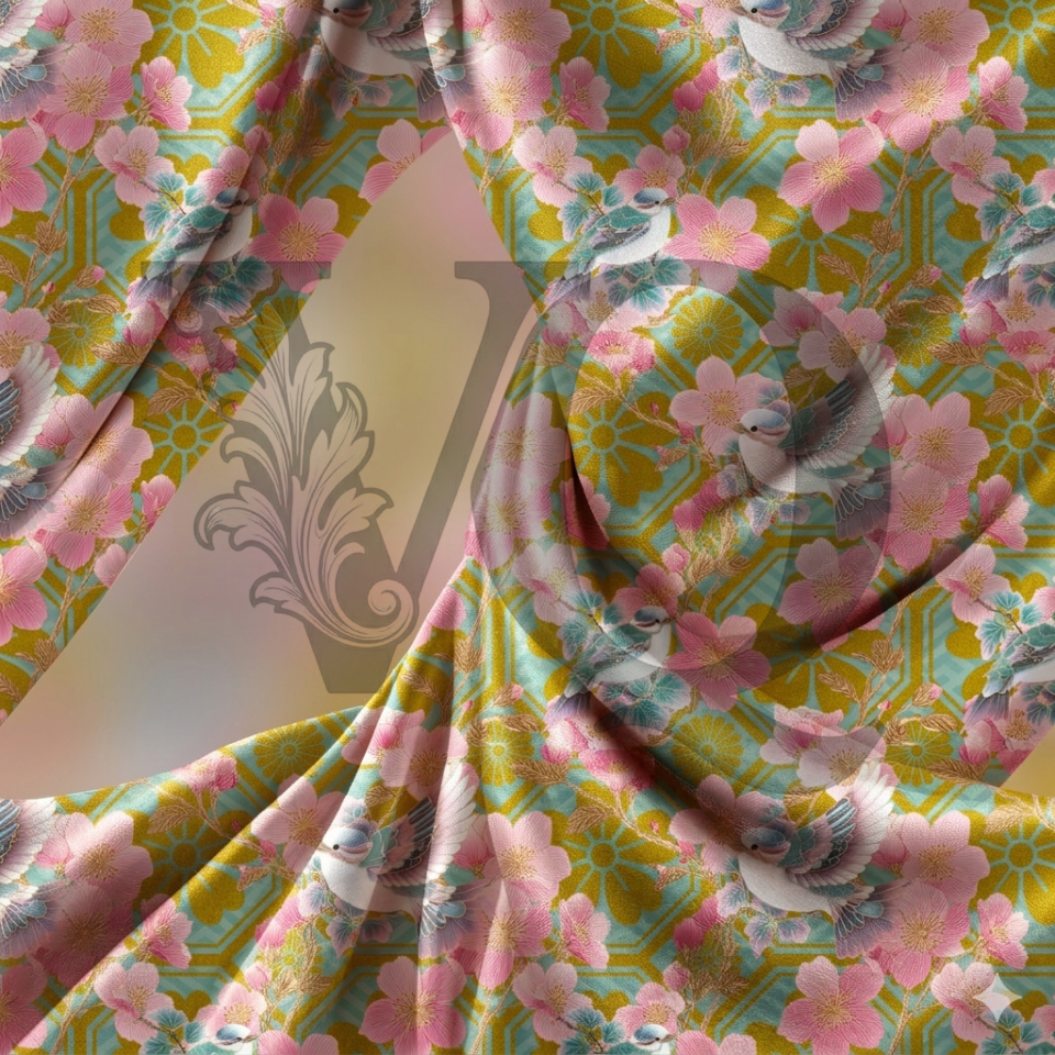 Sakura Birds – KIMONO Renaissance Collection