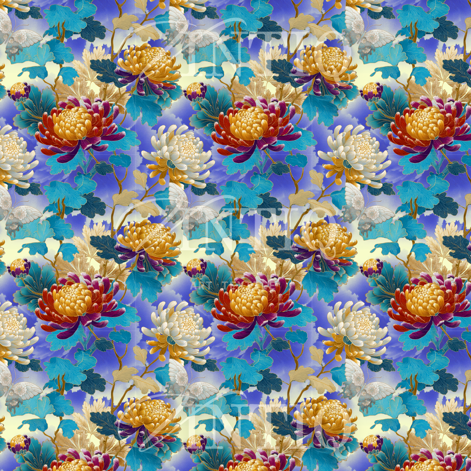 Kiku Butterfly -KIMONO Renaissance Collection