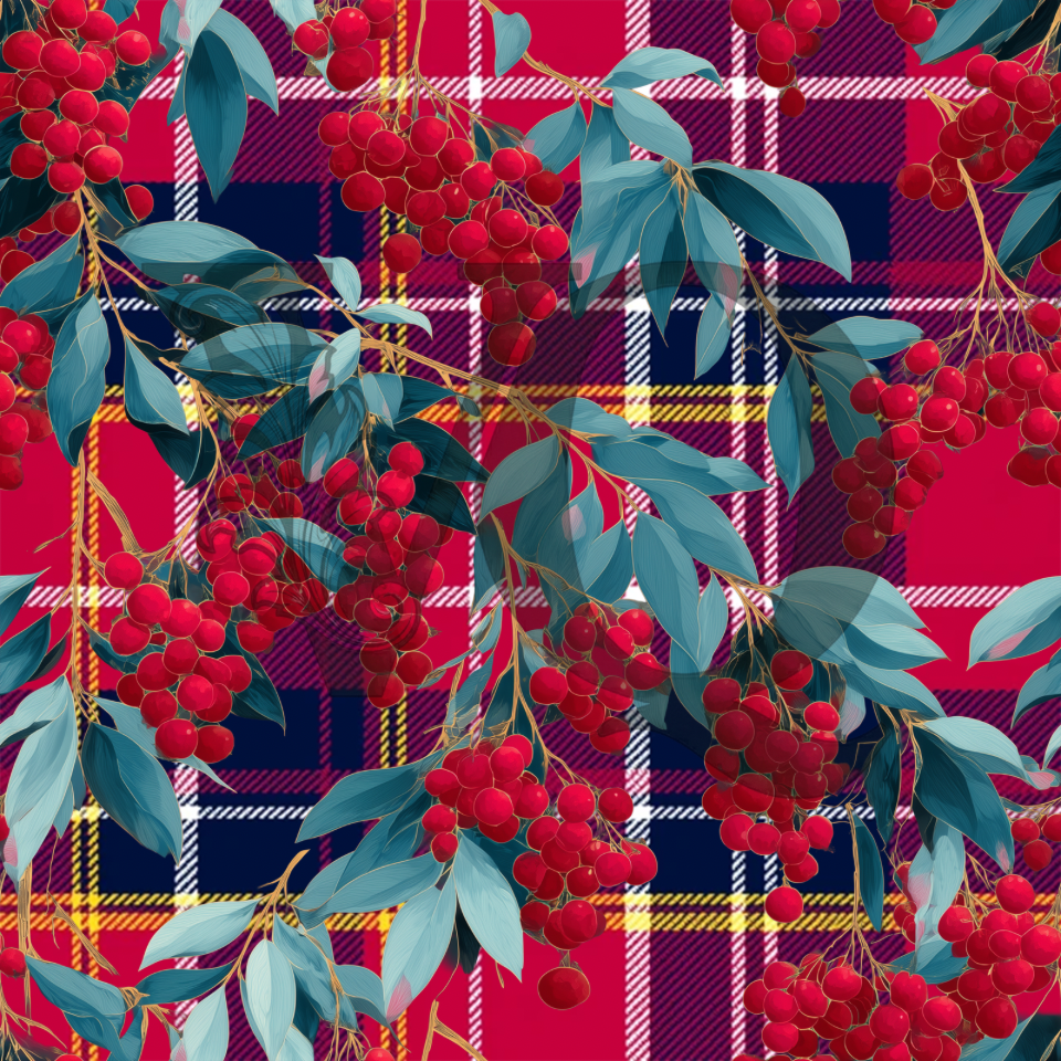 Nanten_tartan-Taisho Pop Deco Collection