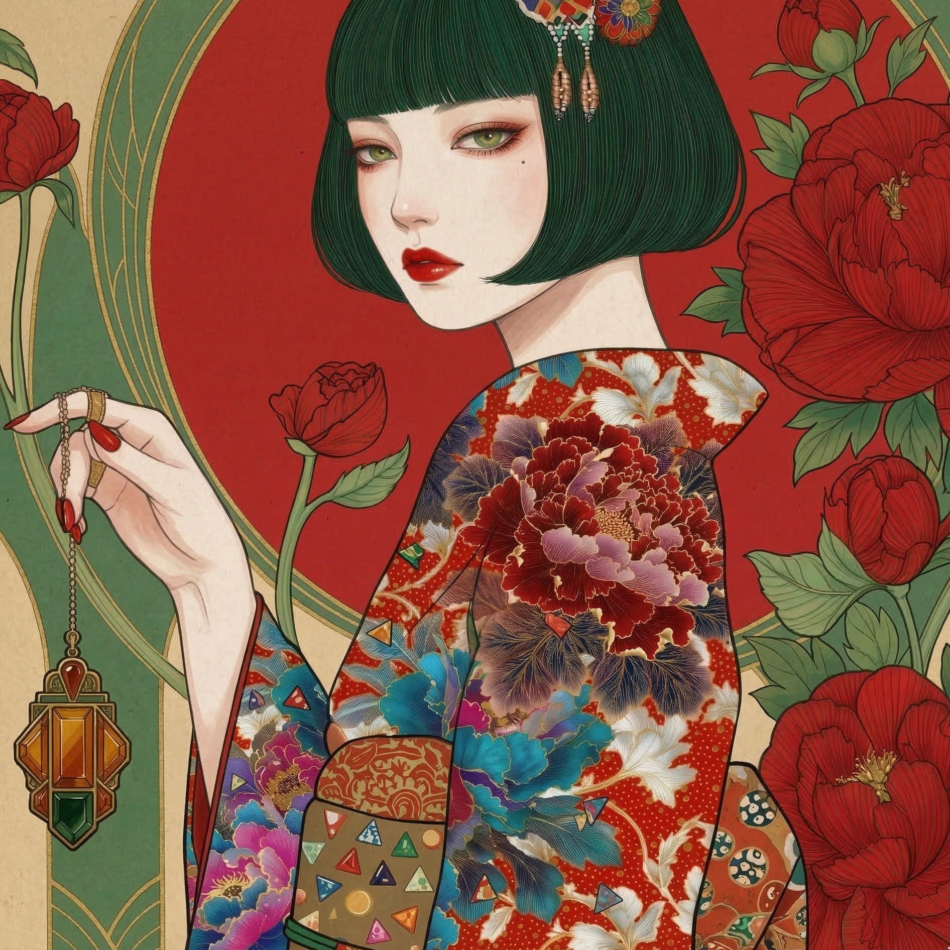 Arare Botan – KIMONO Renaissance