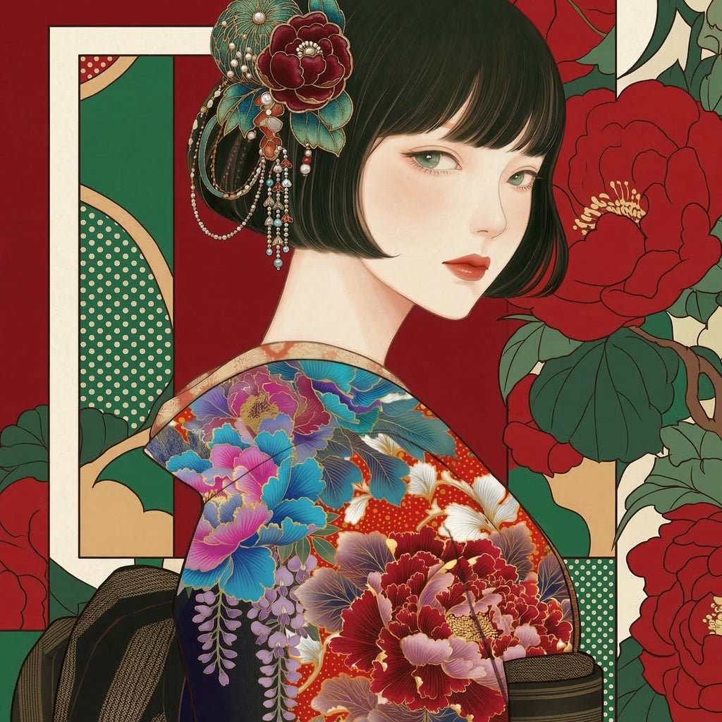 Arare Botan – KIMONO Renaissance