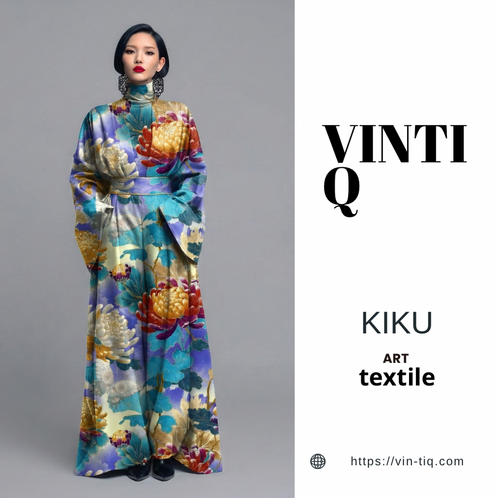 Kiku Butterfly -KIMONO Renaissance Collection