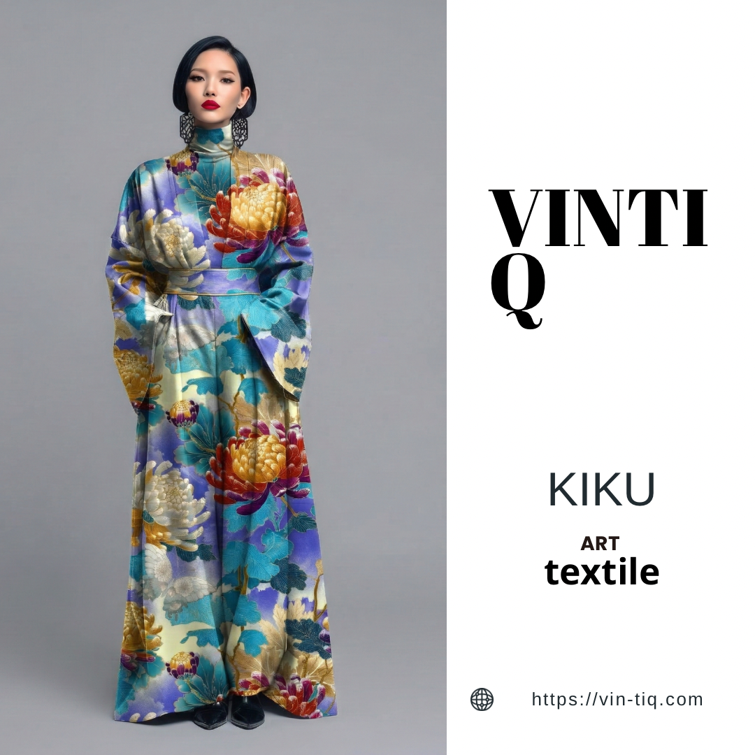 Kiku Butterfly -KIMONO Renaissance Collection
